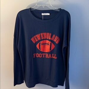 New England Football Navy Sweatshirt